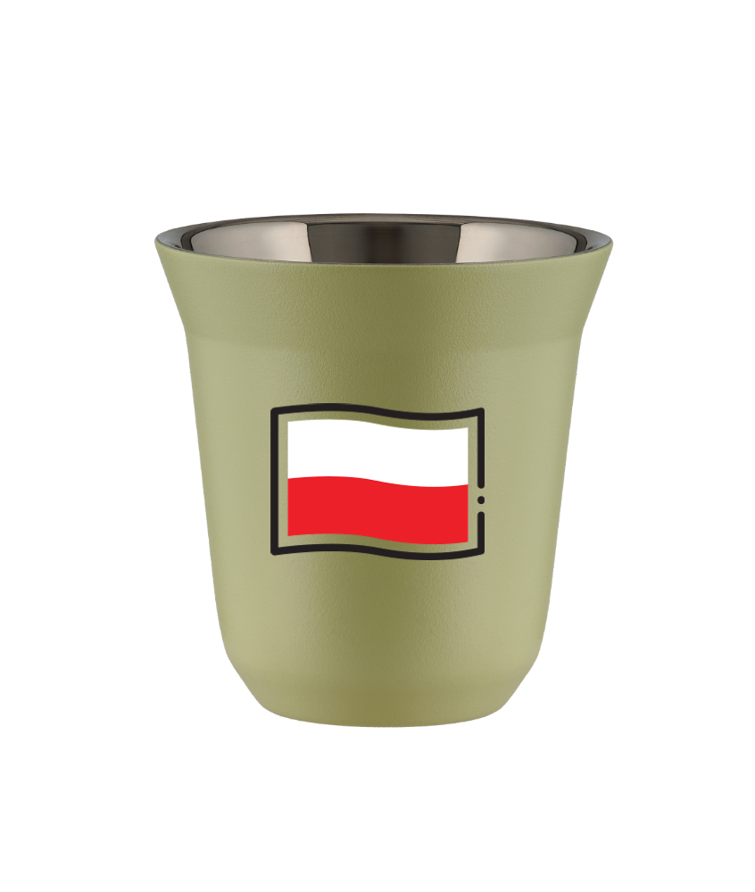 Tasse 240 ml PISTACHE "Drapeau polonais" Tasse 240 ml PISTACHE "Drapeau polonais"