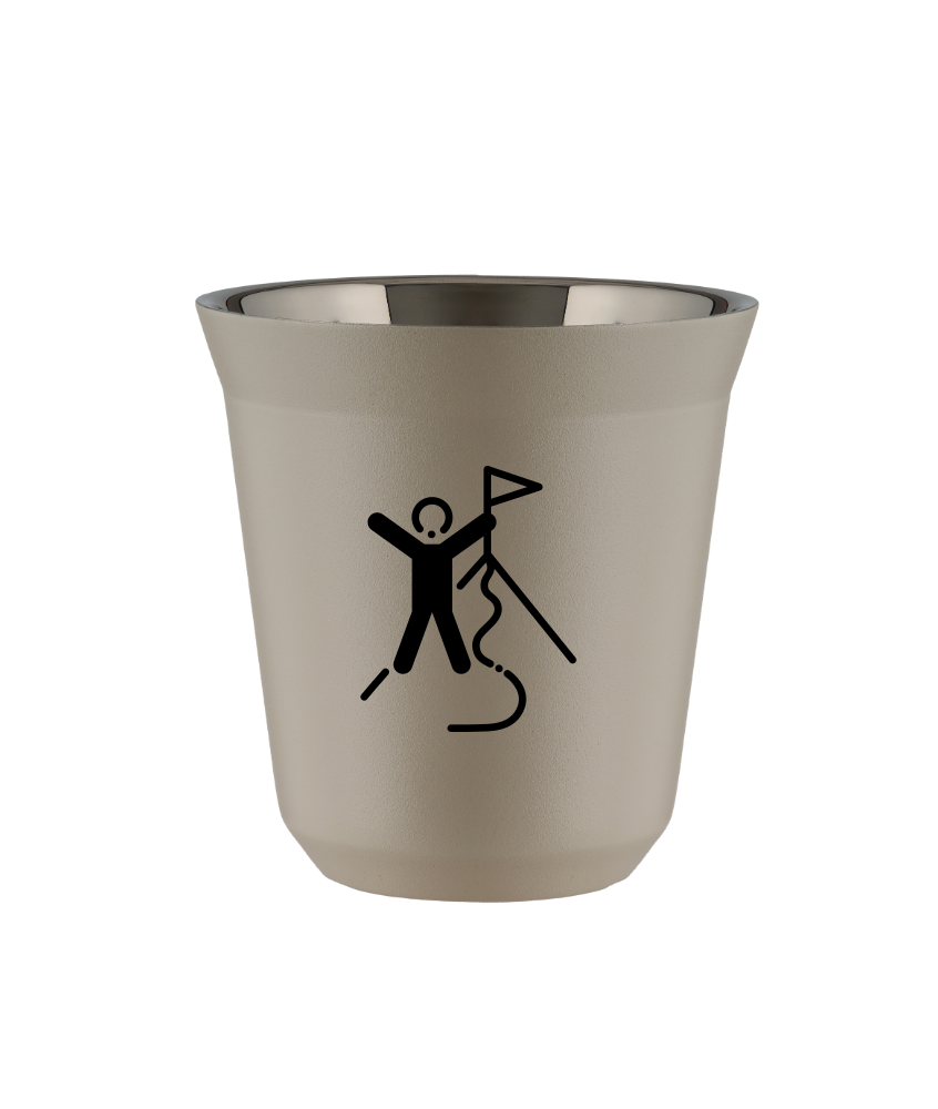 Tasse 240 ml BEIGE "Escalade 1 (noir)" Tasse 240 ml BEIGE "Escalade 1 (noir)"