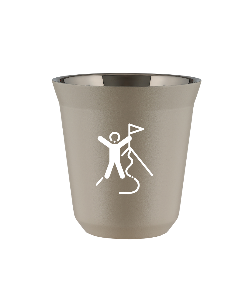 Tasse 240 ml BEIGE "Escalade 1 (blanc)" Tasse 240 ml BEIGE "Escalade 1 (blanc)"