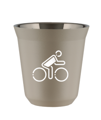 Tasse 240 ml BEIGE "Cycliste aux couleurs britanniques (blanc)" Tasse 240 ml BEIGE "Cycliste aux couleurs britanniques (blanc)"
