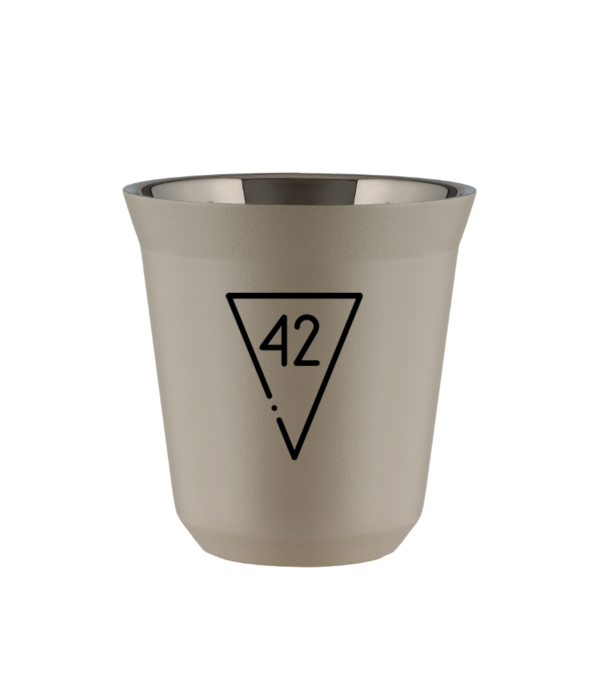 Tasse 240 ml BEIGE "42" Tasse 240 ml BEIGE "42"