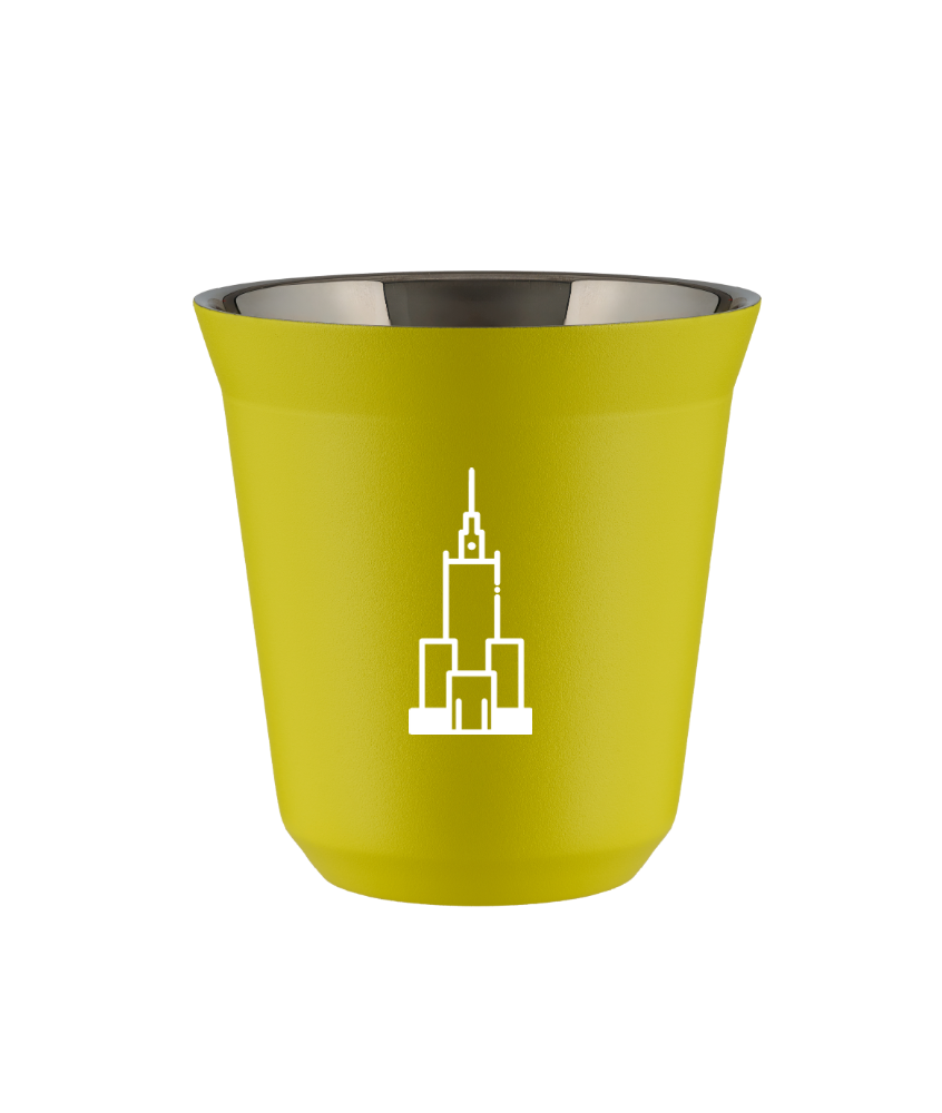 Tasse 240 ml JAUNE "Pałac kultury i nauki (blanc)"