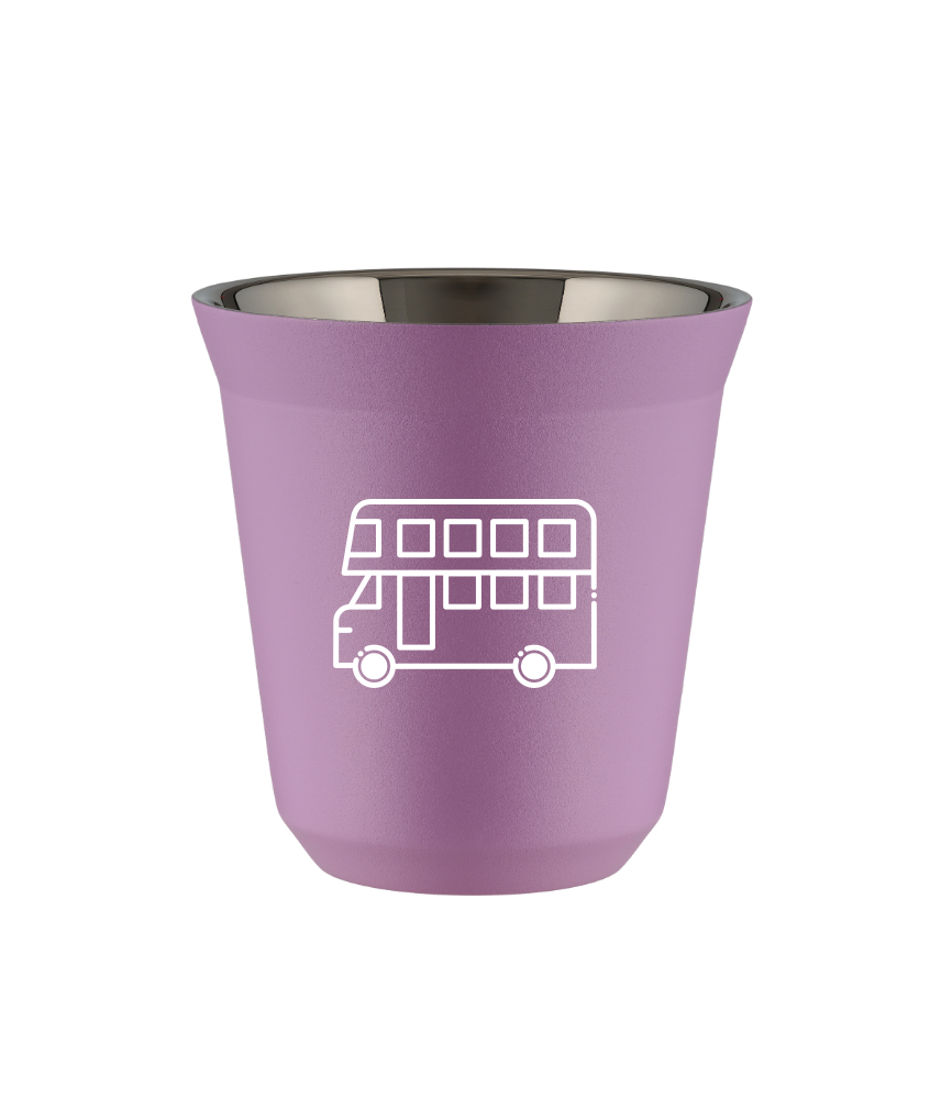 Tasse 240 ml LILAS "Bus (blanc)" Tasse 240 ml LILAS "Bus (blanc)"