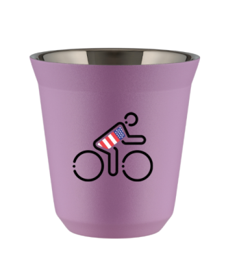 Tasse 240 ml LILAS "Cycliste aux couleurs britanniques (noir)" Tasse 240 ml LILAS "Cycliste aux couleurs britanniques (noir)"