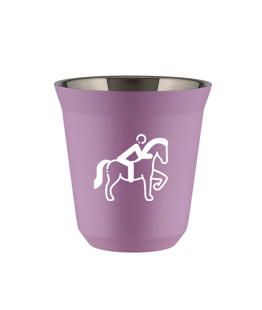 Tasse 240 ml LILAS "Équitation 2 (blanc)" Tasse 240 ml LILAS "Équitation 2 (blanc)"