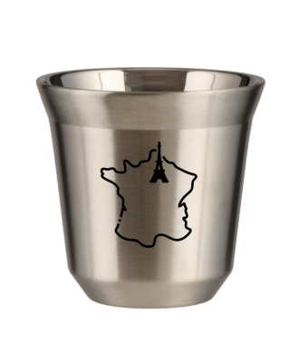 Tasse 80 ml ARGENT "France" Tasse 80 ml ARGENT "France"