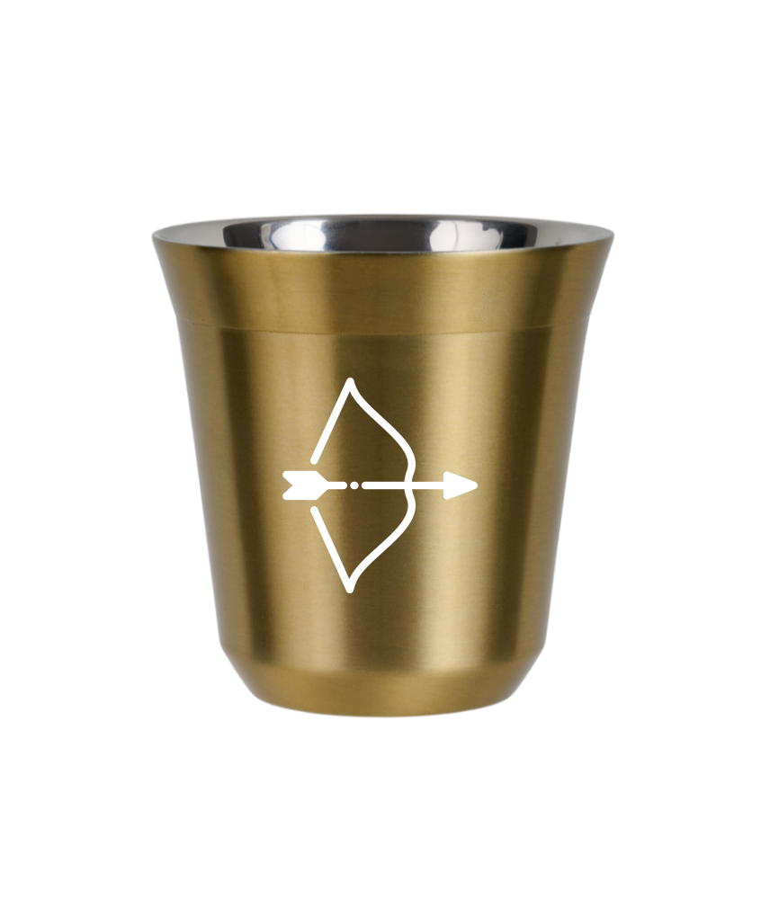Tasse 80 ml OR "Sagittaire (blanc)" Tasse 80 ml OR "Sagittaire (blanc)"
