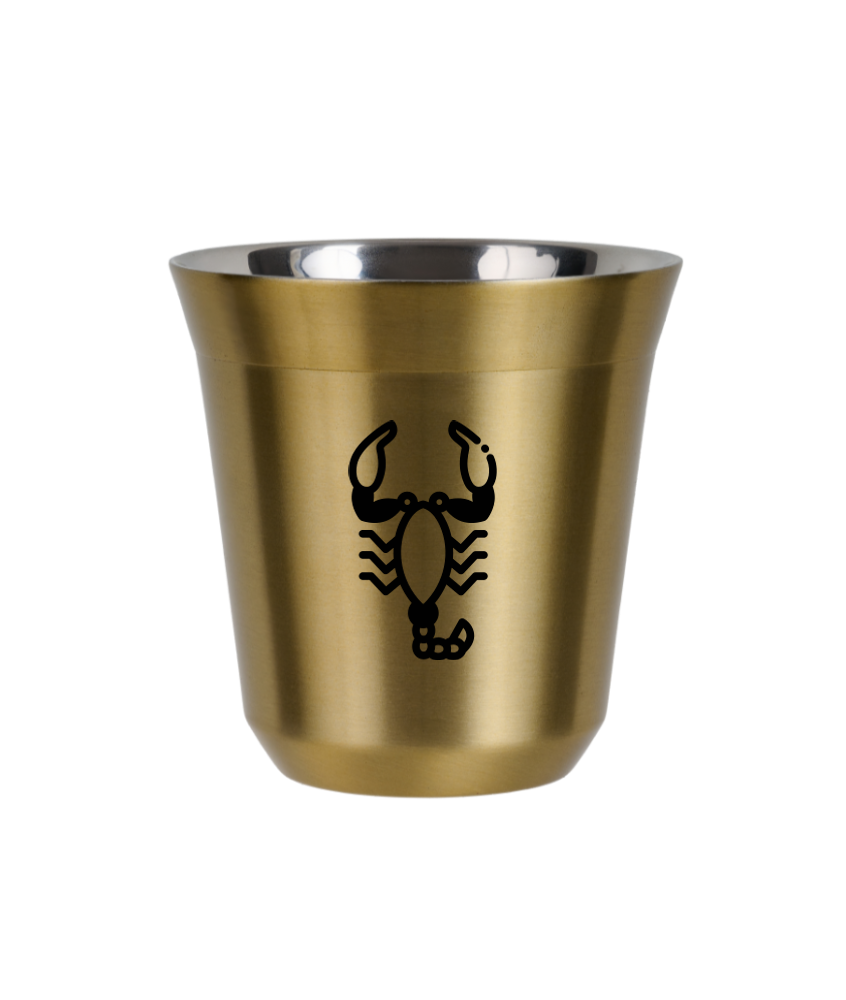 Tasse 80 ml OR "Scorpion" Tasse 80 ml OR "Scorpion"