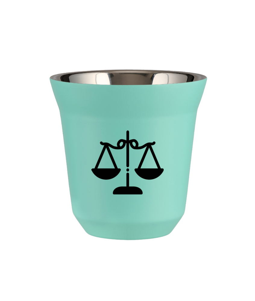 Tasse 80 ml TURQUOISE "Balance (noir)" Tasse 80 ml TURQUOISE "Balance (noir)"