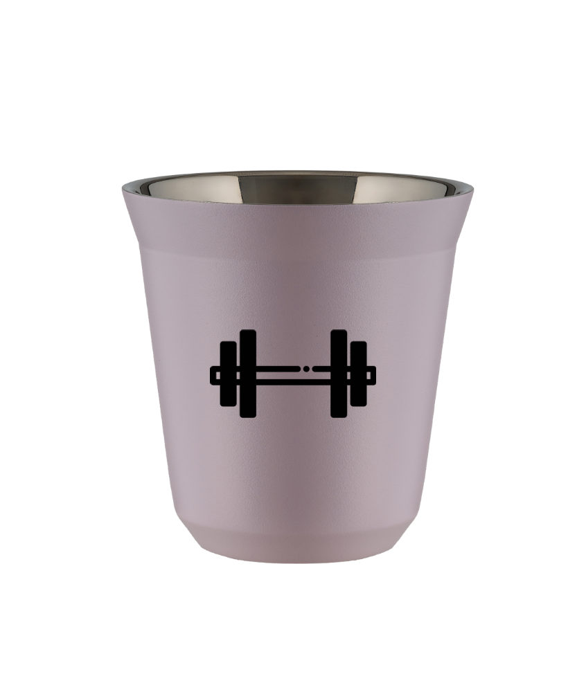 Tasse 80 ml LAVANDE "Haltère" Tasse 80 ml LAVANDE "Haltère"