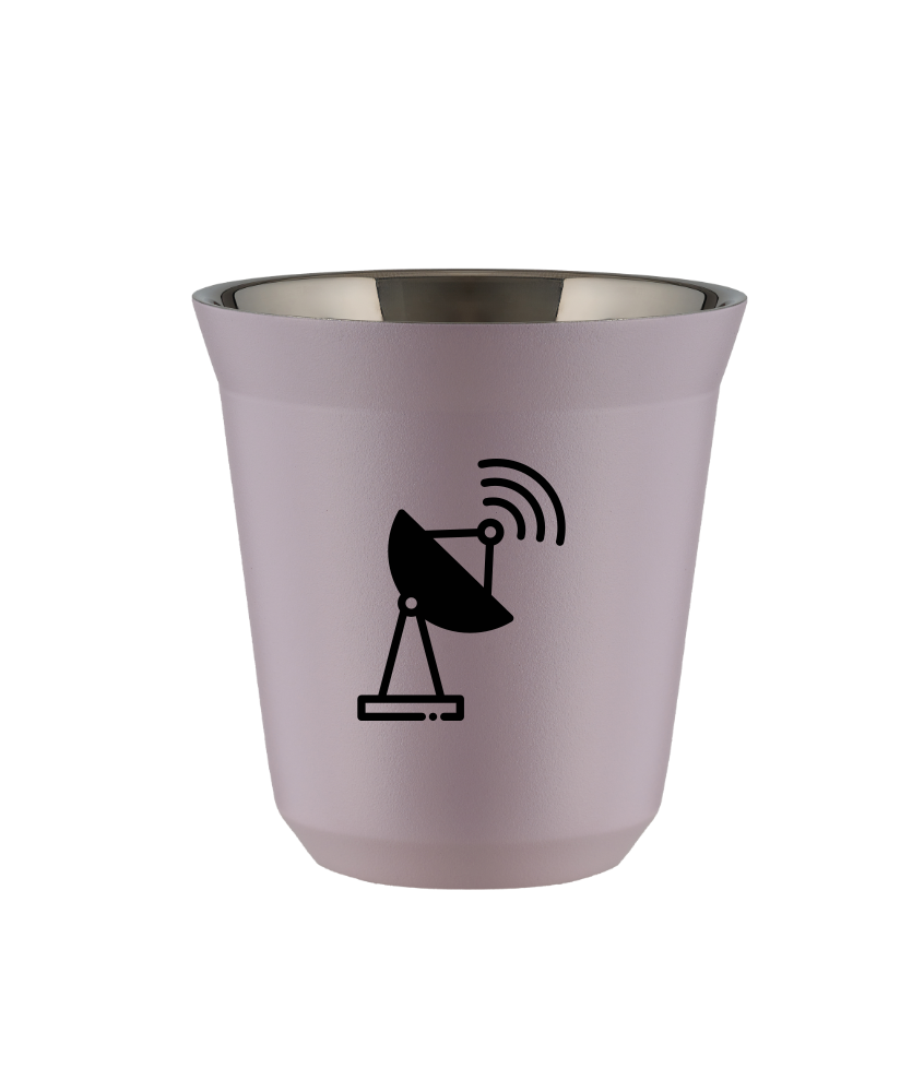 Tasse 80 ml LAVANDE "Antenne (noir)" Tasse 80 ml LAVANDE "Antenne (noir)"