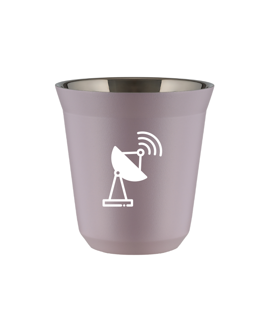 Tasse 80 ml LAVANDE "Antenne (blanc)" Tasse 80 ml LAVANDE "Antenne (blanc)"