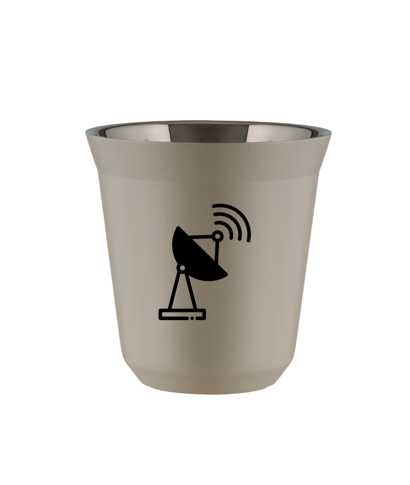 Tasse 80 ml BEIGE "Antenne" Tasse 80 ml BEIGE "Antenne"