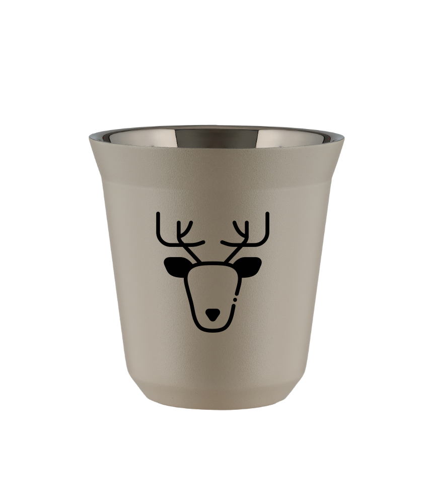 Tasse 80 ml BEIGE "Renne"