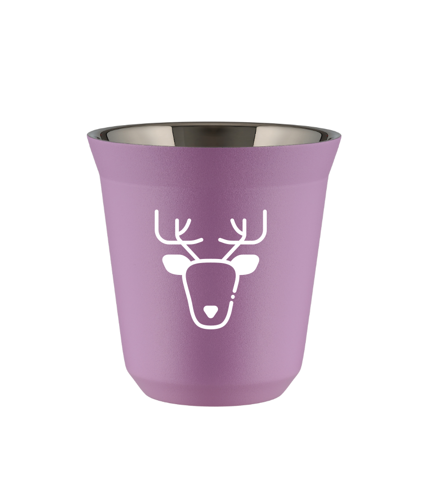 Tasse 80 ml LILAS "Renne (blanc)" Tasse 80 ml LILAS "Renne (blanc)"