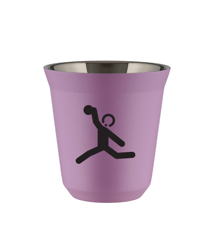 Tasse 80 ml LILAS "Lancer du disque"