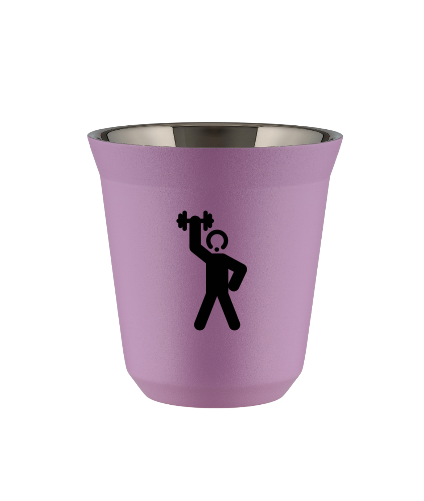 Tasse 80 ml LILAS "Homme fort 2"