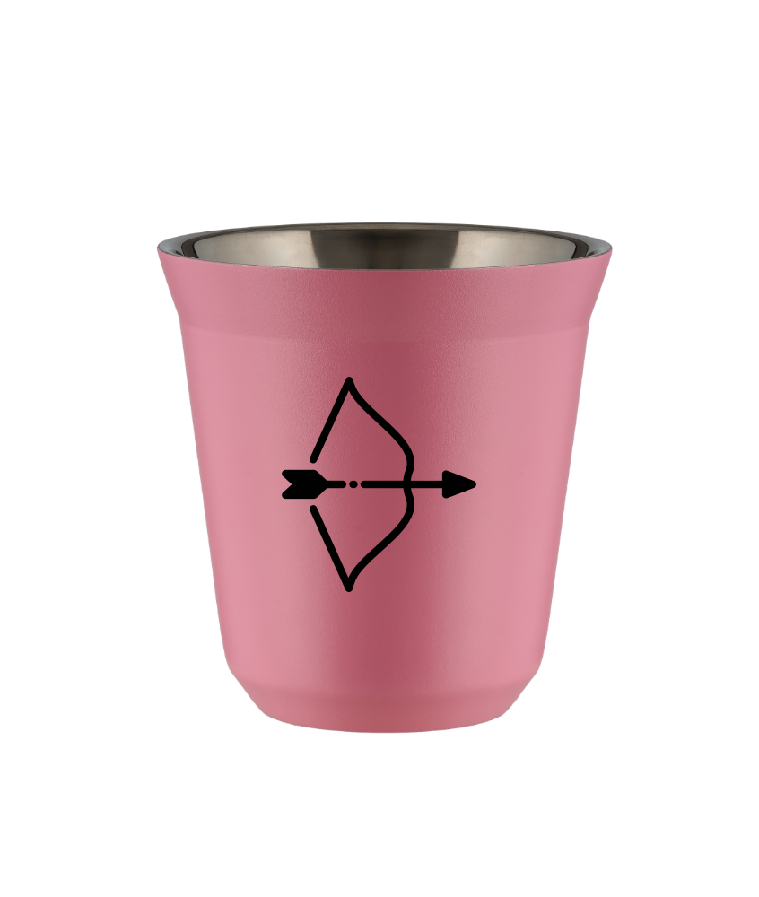 Tasse 80 ml ROSE "Sagittaire (noir)" Tasse 80 ml ROSE "Sagittaire (noir)"