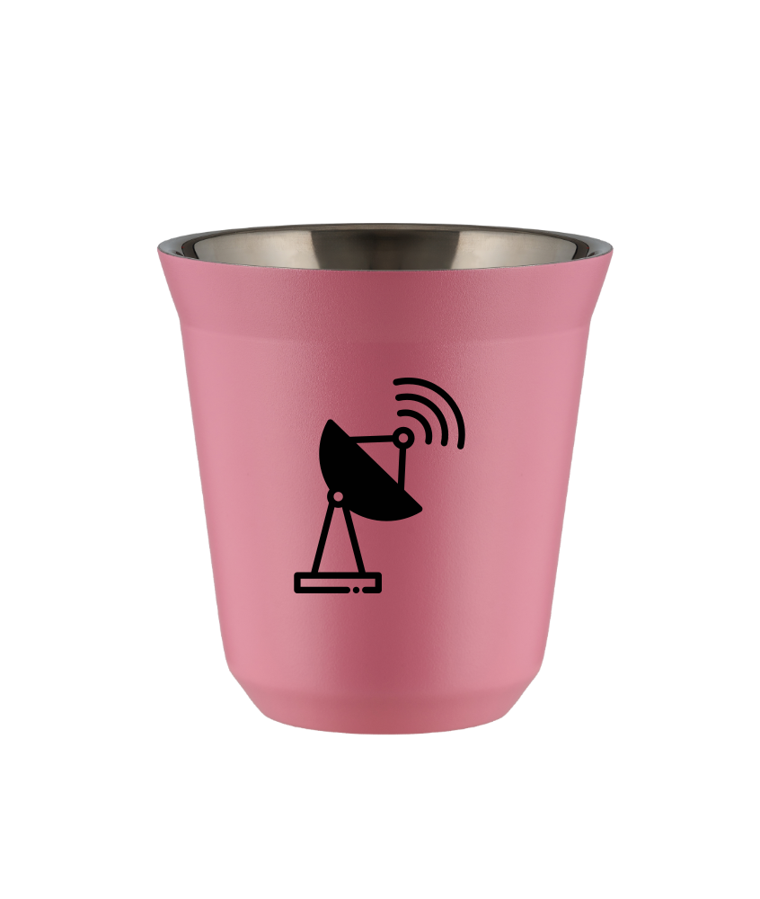 Tasse 80 ml ROSE "Antenne (noir)" Tasse 80 ml ROSE "Antenne (noir)"