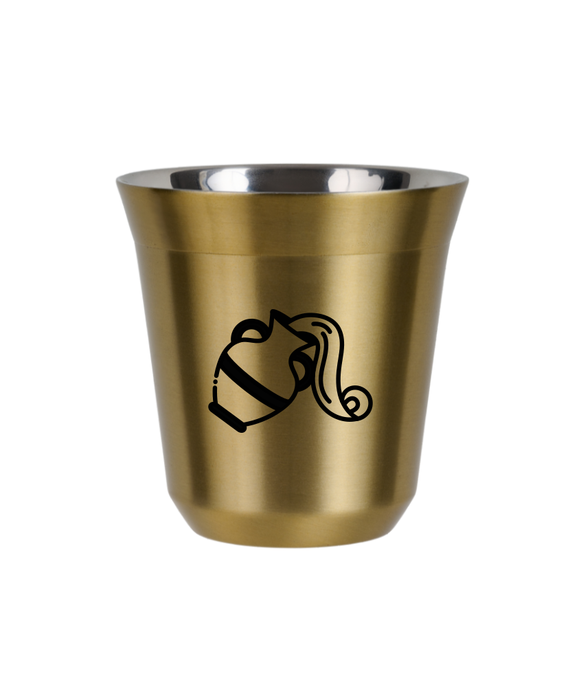 Tasse 150 ml OR "Verseau (noir)" Tasse 150 ml OR "Verseau (noir)"