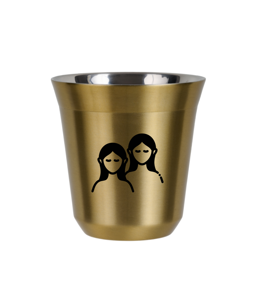 Tasse 150 ml OR "Gémeaux" Tasse 150 ml OR "Gémeaux"