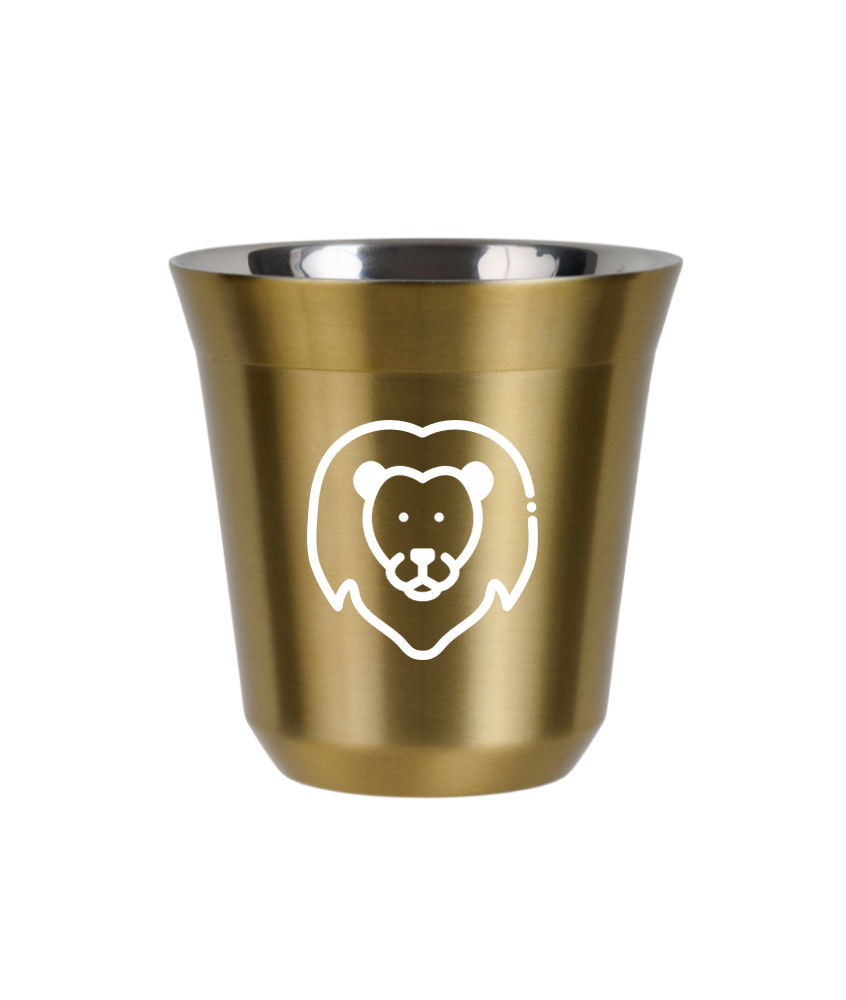 Tasse 150 ml OR "Lion (blanc)" Tasse 150 ml OR "Lion (blanc)"