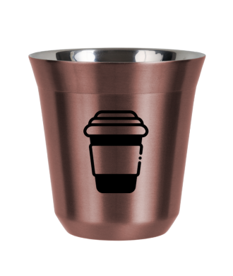 Tasse 80 ml OR ROSE "Tasse (noir)" Tasse 80 ml OR ROSE "Tasse (noir)"