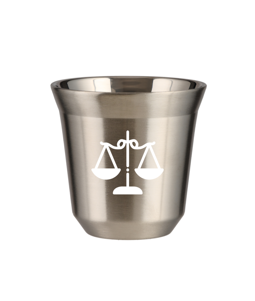 Tasse 150 ml ARGENT "Balance (blanc)" Tasse 150 ml ARGENT "Balance (blanc)"