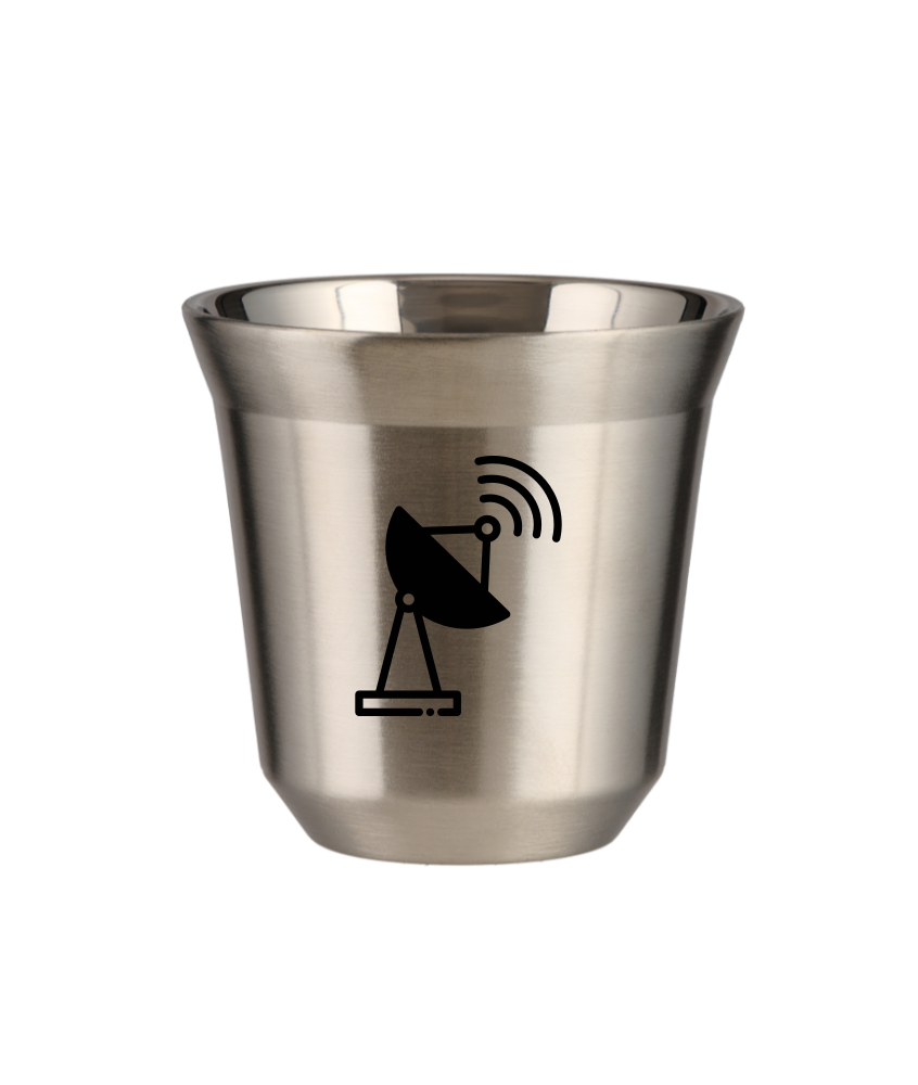 Tasse 150 ml ARGENT "Antenne" Tasse 150 ml ARGENT "Antenne"