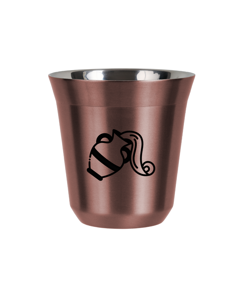 Tasse 150 ml OR ROSE "Verseau (noir)" Tasse 150 ml OR ROSE "Verseau (noir)"