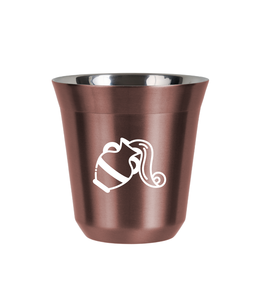 Tasse 150 ml OR ROSE "Verseau (blanc)" Tasse 150 ml OR ROSE "Verseau (blanc)"