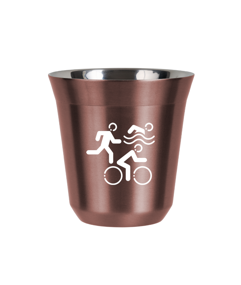Tasse 80 ml OR ROSE "Sports (blanc)" Tasse 80 ml OR ROSE "Sports (blanc)"