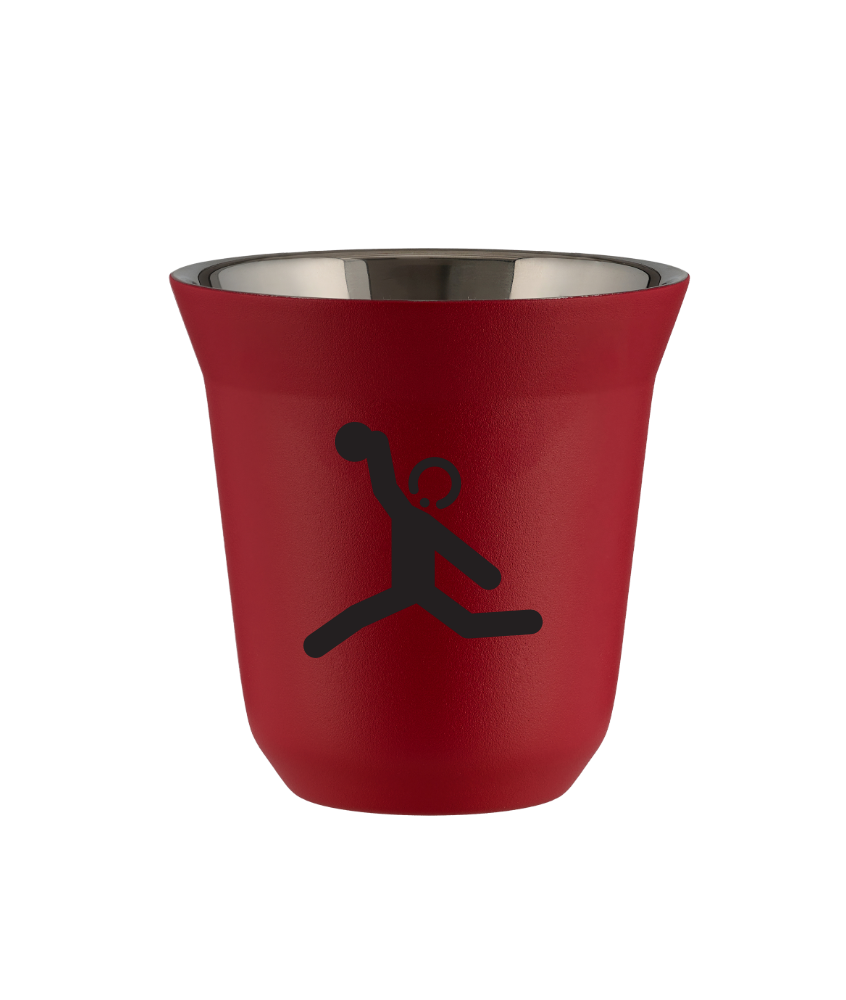 Tasse 150 ml ROUGE "Lancer du disque" Tasse 150 ml ROUGE "Lancer du disque"