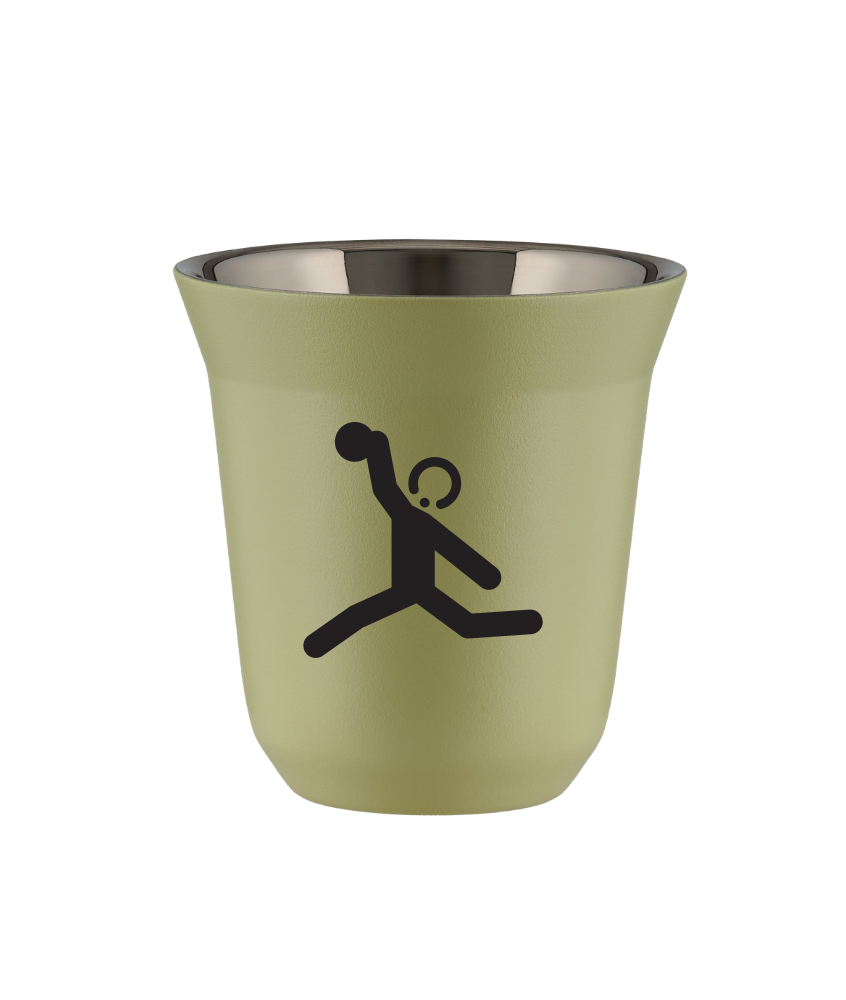 Tasse 150 ml PISTACHE "Lancer du disque" Tasse 150 ml PISTACHE "Lancer du disque"