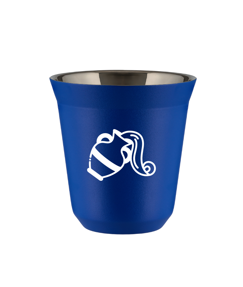 Tasse 150 ml BLEU "Verseau (blanc)"