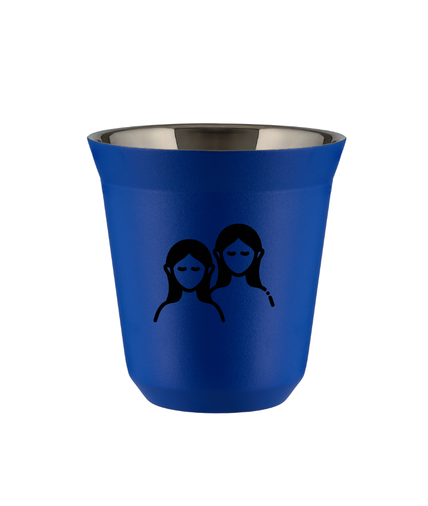 Tasse 150 ml BLEU "Gémeaux (noir)" Tasse 150 ml BLEU "Gémeaux (noir)"