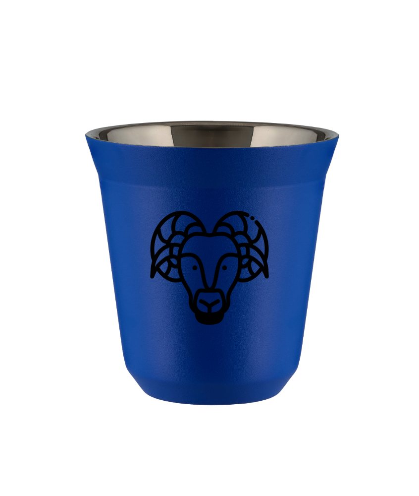 Tasse 150 ml BLEU "Bélier (noir)" Tasse 150 ml BLEU "Bélier (noir)"