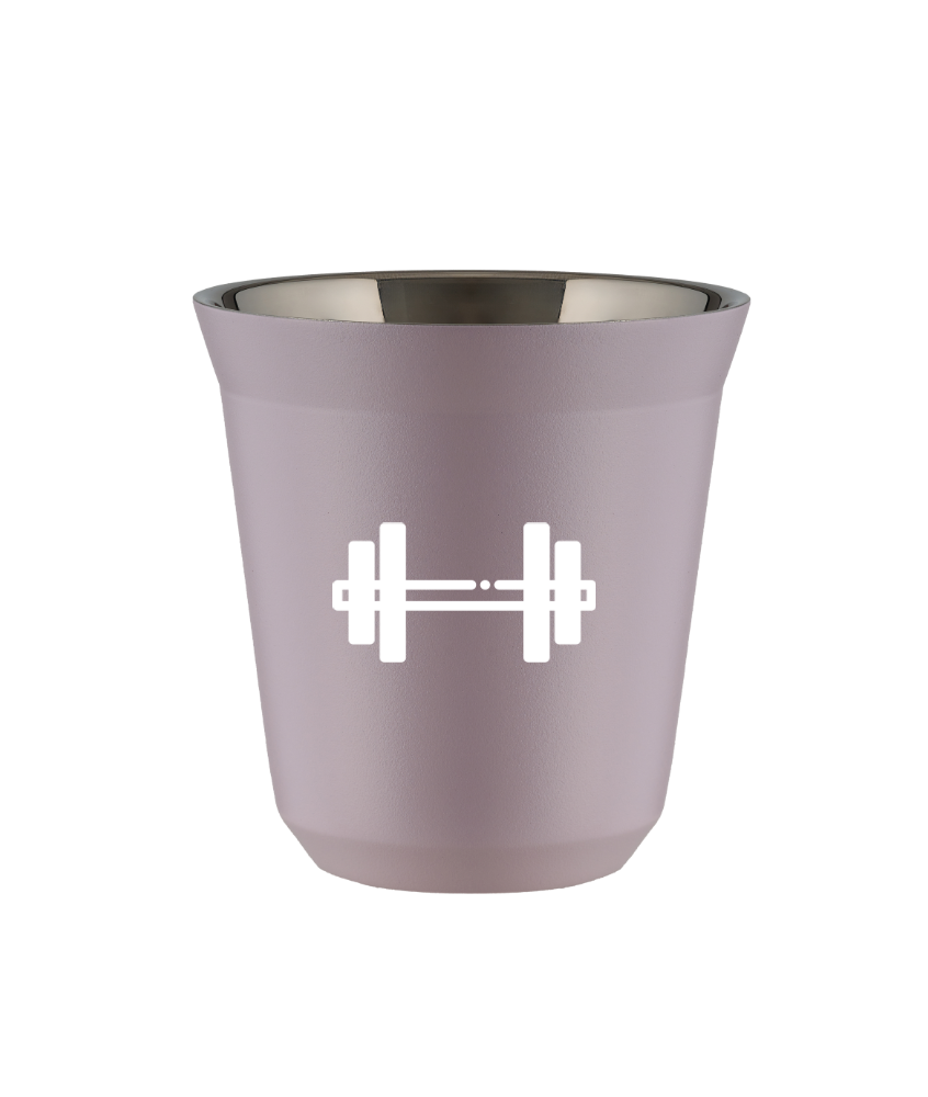 Tasse 240 ml LAVANDE "Haltère (blanc)" Tasse 240 ml LAVANDE "Haltère (blanc)"