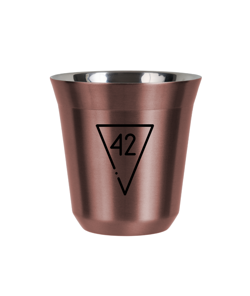 Tasse 80 ml OR ROSE "42"