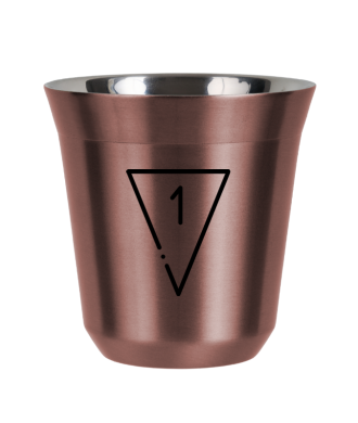 Tasse 80 ml OR ROSE "1" Tasse 80 ml OR ROSE "1"