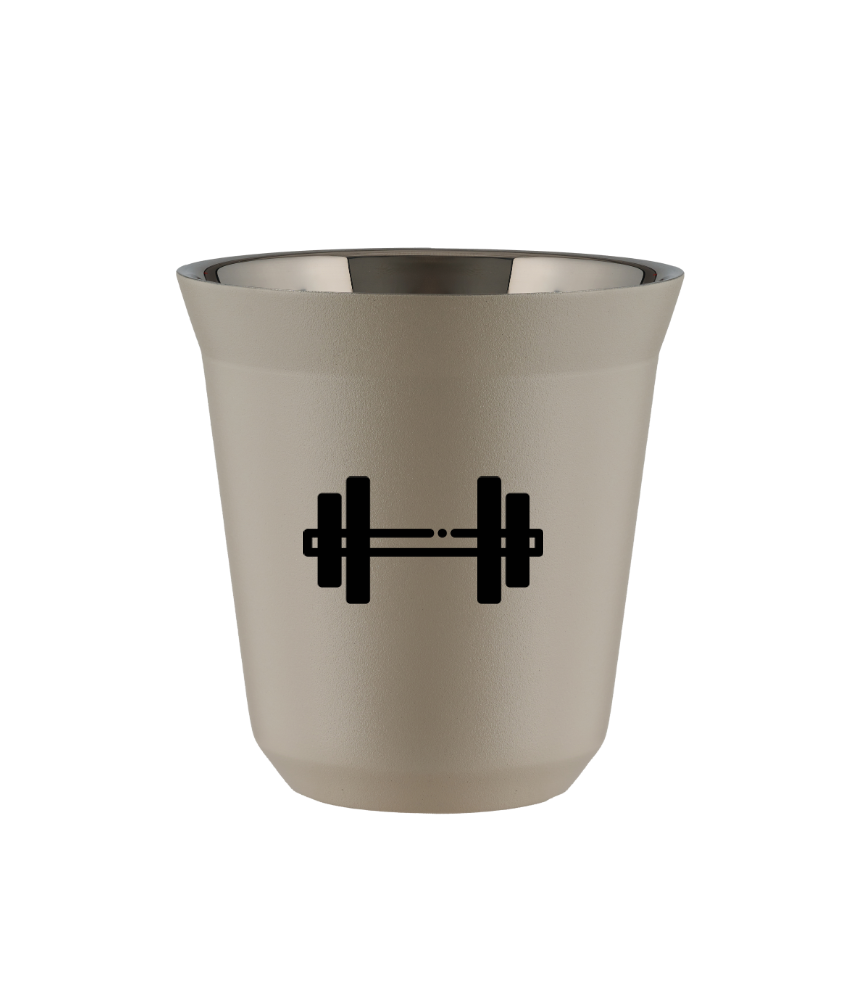 Tasse 240 ml BEIGE "Haltère"
