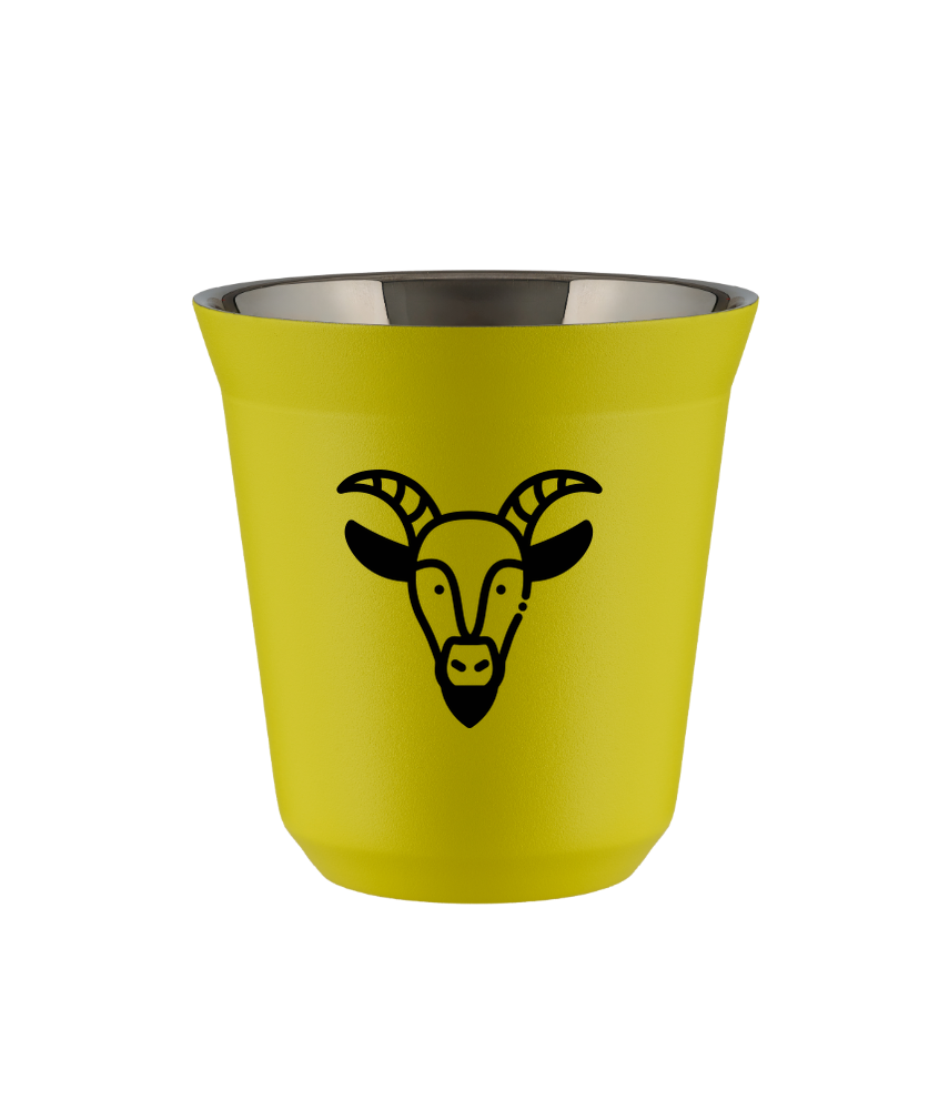 Tasse 240 ml JAUNE "Capricorne" Tasse 240 ml JAUNE "Capricorne"