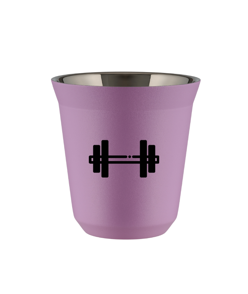 Tasse 240 ml LILAS "Haltère (noir)"