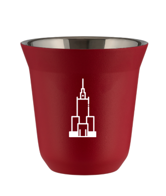 Tasse 80 ml ROUGE "Pałac kultury i nauki (blanc)" Tasse 80 ml ROUGE "Pałac kultury i nauki (blanc)"
