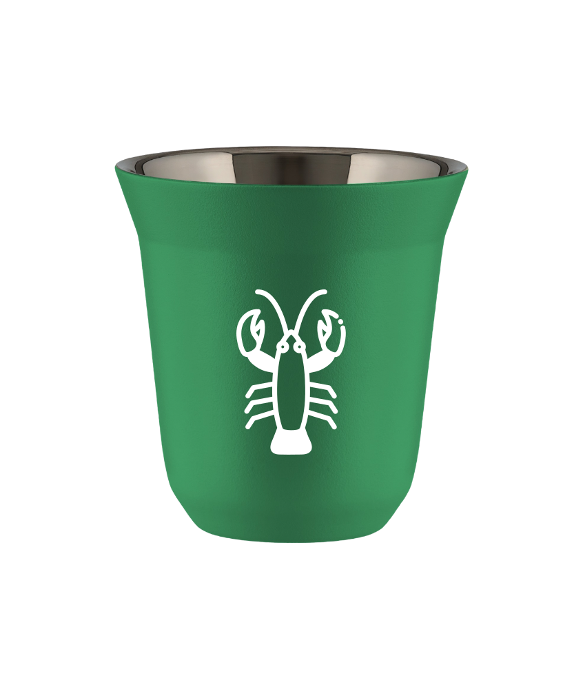 Tasse 80 ml VERT "Cancer (blanc)" Tasse 80 ml VERT "Cancer (blanc)"