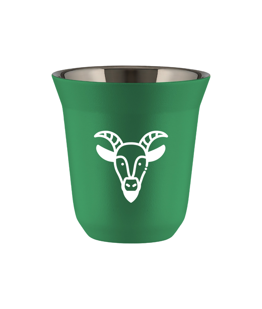 Tasse 150 ml VERT "Capricorne (blanc)" Tasse 150 ml VERT "Capricorne (blanc)"