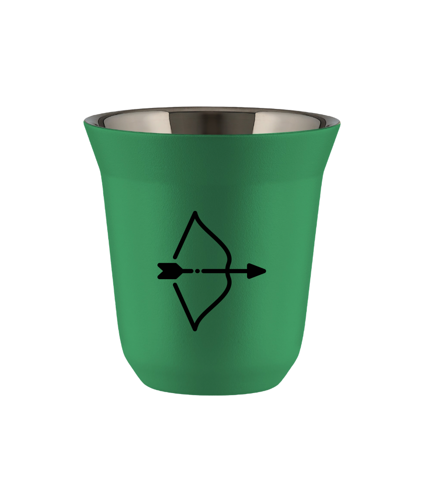 Tasse 150 ml VERT "Sagittaire (noir)" Tasse 150 ml VERT "Sagittaire (noir)"