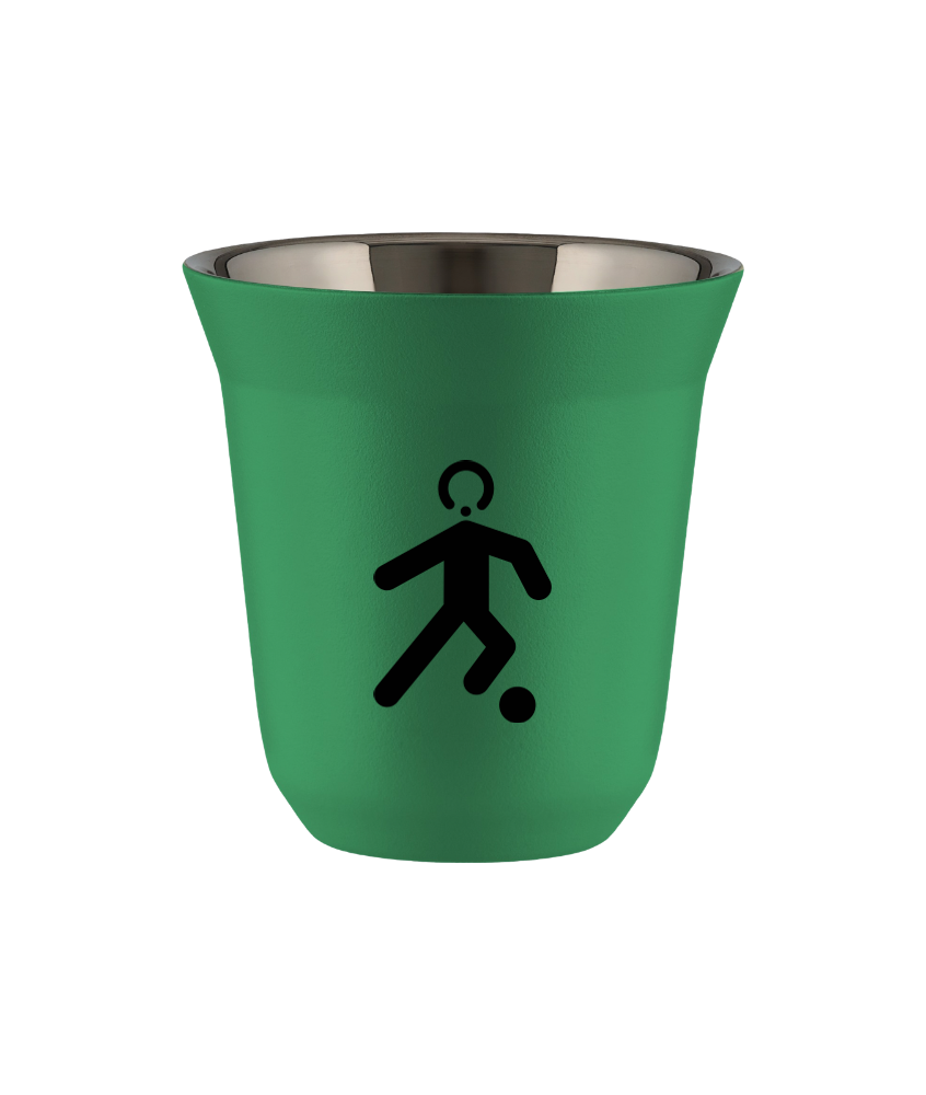 Tasse 150 ml VERT "Football" Tasse 150 ml VERT "Football"