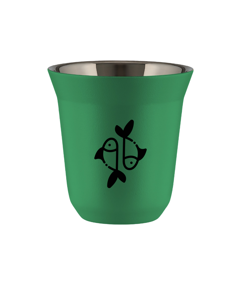 Tasse 240 ml VERT "Poissons" Tasse 240 ml VERT "Poissons"