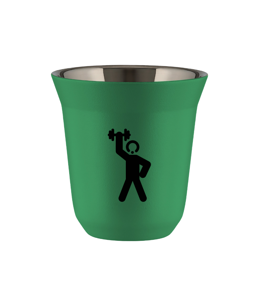 Tasse 240 ml VERT "Homme fort 2" Tasse 240 ml VERT "Homme fort 2"